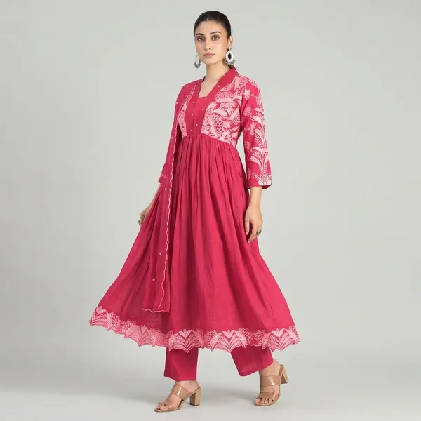 Pink_Mul_Cotton_Premium_Kurta_Sets_For_Women