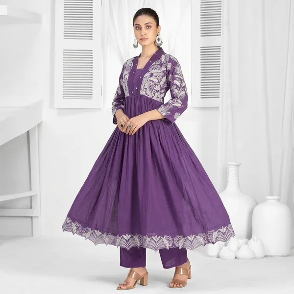 Purple_Mul_Cotton_Premium_Kurta_Sets_For_Women
