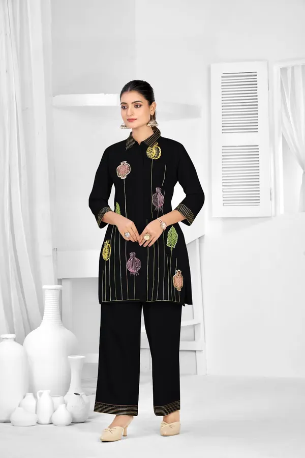 Black_Pure_Cotton_Premium_Co_Ord_Set_For_Women