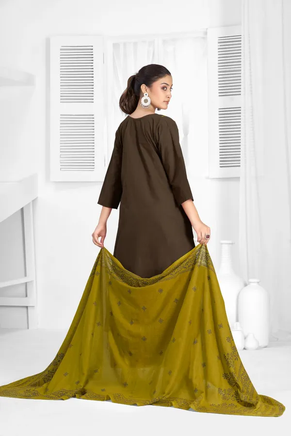 Brown_Pure_Cotton_Premium_Kurta_Sets_For_Women