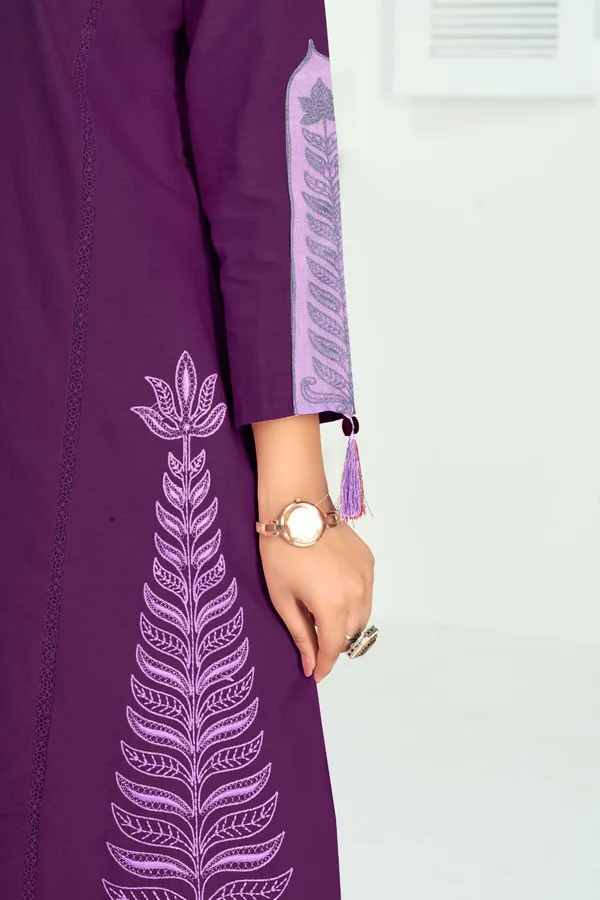 Purple_Pure_Cotton_Premium_Kurta_Sets_For_Women