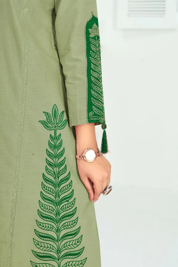 Green_Pure_Cotton_Premium_Kurta_Sets_For_Women