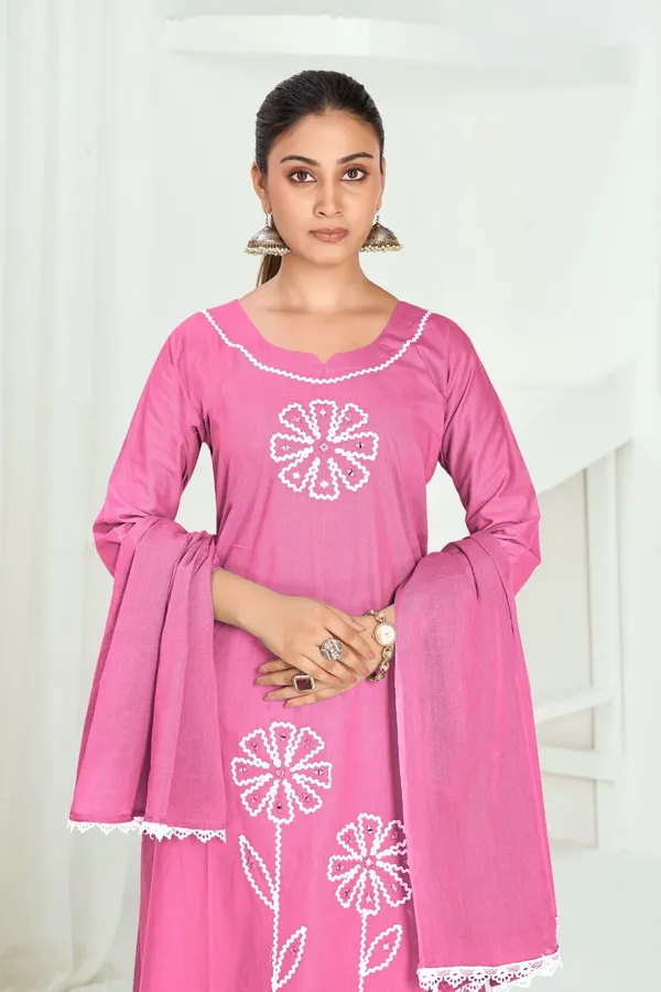 Pink_Pure_Cotton_Premium_Kurta_Sets_For_Women