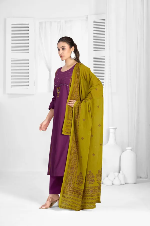 Purple_Pure_Cotton_Premium_Kurta_Sets_For_Women