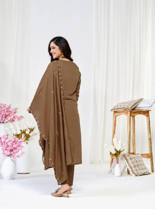Brown_Chanderi_Silk_Premium_Kurta_Sets_For_Women
