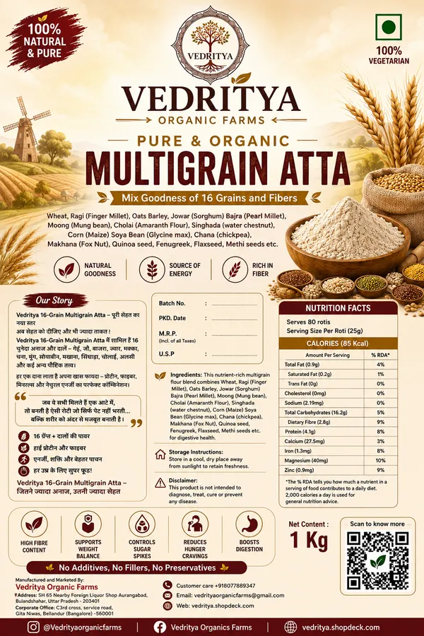 Pack_Of_2_Combo_of_Vedritya_Multigrain_Atta_And_Veda_Boost_Herbal_Powder_