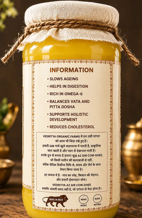 Pack_Of_4_Combo_of_Vedritya_A2_Gir_Cow_Ghee_(500_gram_)_And__Red_Chilli_Powder