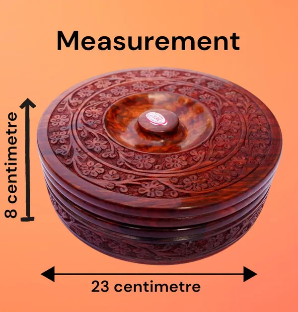 Handcrafted_Wooden_Round_Box_With_Lid_Roti_Box_For_Handmade_Gift_Indian_Kitchen_Wooden_Box