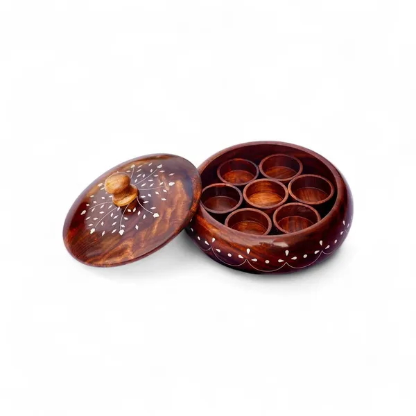 Masala_Dani_For_Kitchen_Wooden_Round_Jars_For_Gift_Box_Set_Of_7_Bowls_8_X_3_Inch