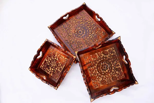 Wooden_Serving_Tray_For_Gift_Handcrafted_For_Kitchen_Set_Of_3