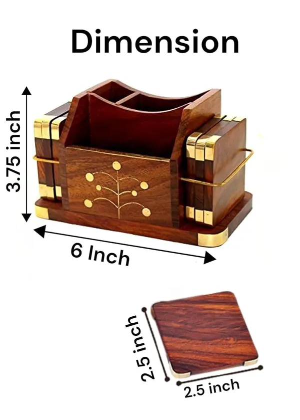 Wooden_Business_Card_Holder_With_Brass_Decorative_Desk_Organizer_Indian_Rosewood_Coasters_Set_Pen_Stand_Table_Accessories