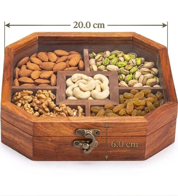 Wooden_Dry_Fruit_Box_with_Glass_Lid_|_5_Section_Multipurpose_Storage_Organizer_for_Dry_Fruits,_Nuts,_Spices_|_Handcrafted_Wooden_Gift_Box_for_Home,_Dining_&_Festive_Gifting