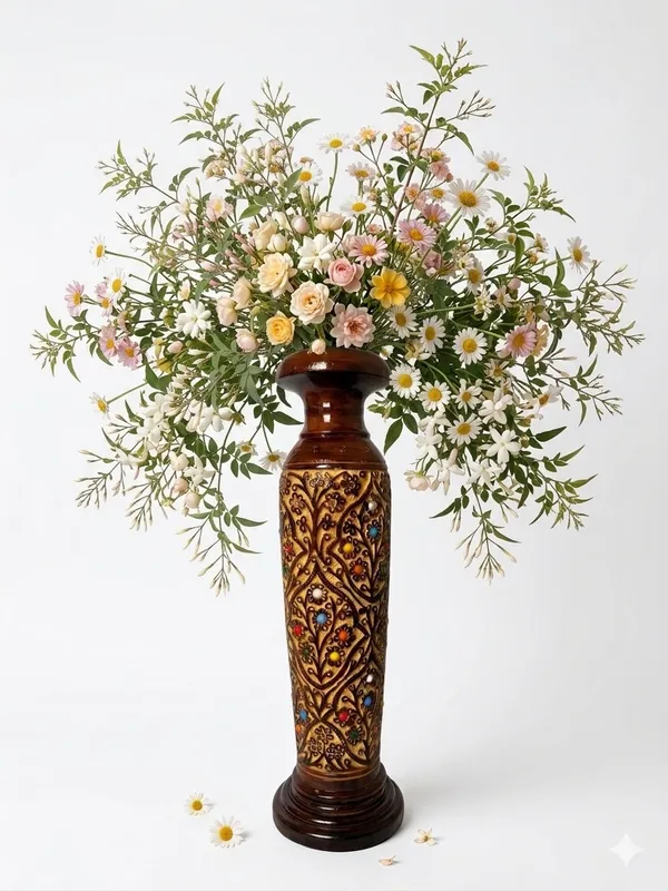 Wooden_Flower_Vase,_Wooden_Flower_Pot_for_Home_Decorative_Items,_Wooden_vases_for_Home_Decor