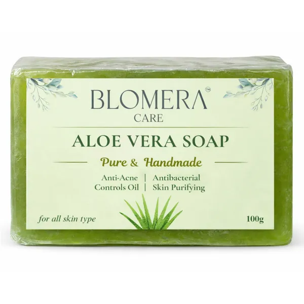 Blomera_Care_Aloe_Vera_Soap_-_Pure_&_Handmade_Antibacterial_Skin_Purifying_Soap_(100g)_-_Pack_of_3