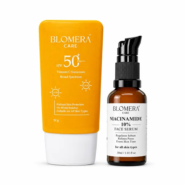 Blomera_Care_Glow_&_Protect_Duo_–_Vitamin_C_Sunscreen_+_Niacinamide_Serum