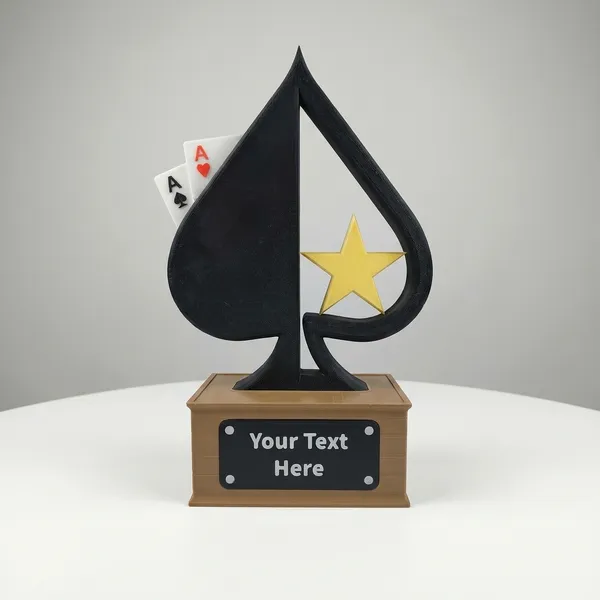 Black_Customizable_Spade_Trophy_With_Star_Accent