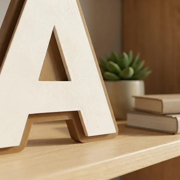 Cream_And_Brown_Decorative_3D_Letter_A_-_Cream_&_Brown_Standing_Alphabet_Showpiece
