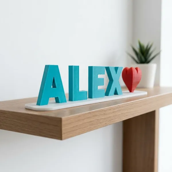 Multicolour_Personalized_3D_Printed_Name_Stand_With_Heart_-_Customizable_Desk_Decor