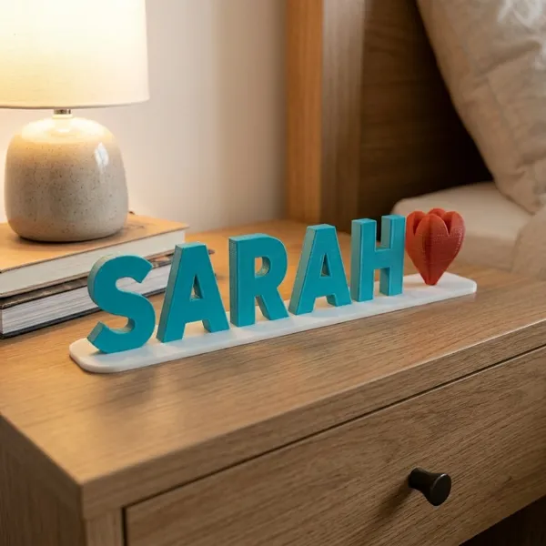 Multicolour_Personalized_3D_Printed_Name_Stand_With_Heart_-_Customizable_Desk_Decor