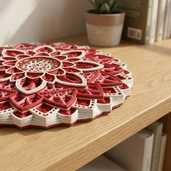 Red_And_White_Handcrafted_3D_Layered_Mandala_Wall_Art_-_Wooden_Decorative_Piece