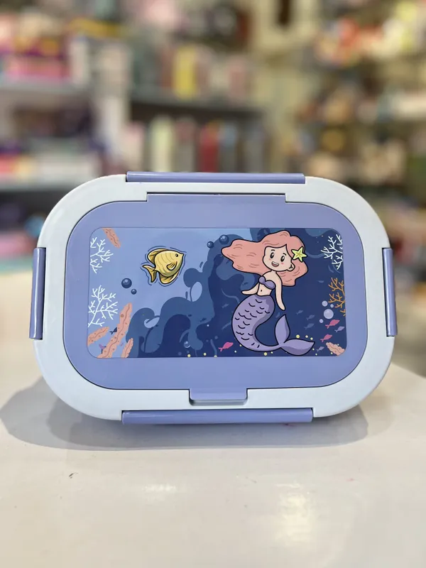 Light_Blue_Plastic_Mermaid_Cartoon_Lunch_Box_For_Kids