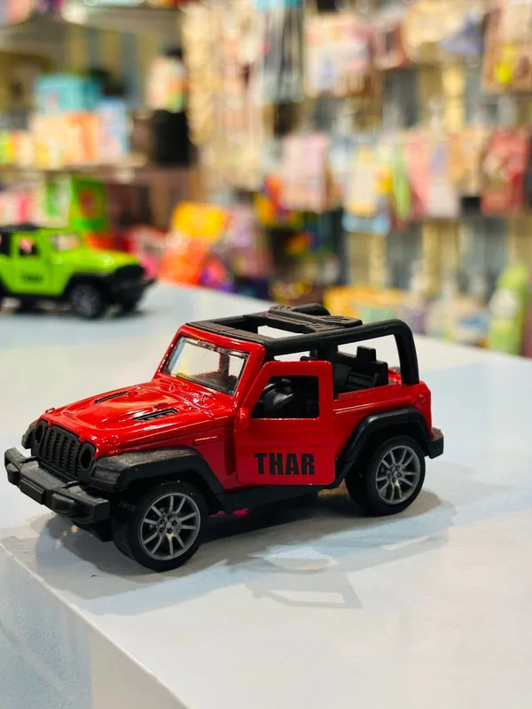 Red_Die-Cast_Thar_Model_Toy_Jeep_For_Kids_Car