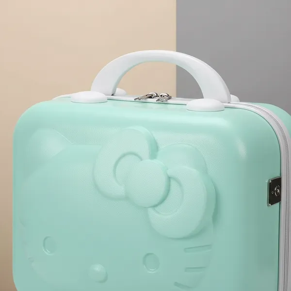 Aqua_Green_Abs_Hard_Shell_Hello_Kitty_Embossed_Cosmetic_Case_For_Girls