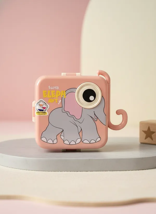 Peach_Plastic_Elephant_Toy_Camera_For_Kids