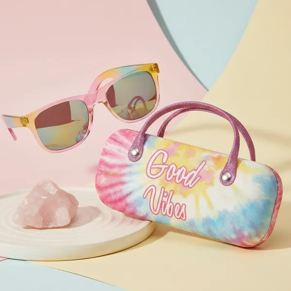 Rainbow_Tie-Dye_Plastic_Sunglasses_With_Case_Set_For_Kids