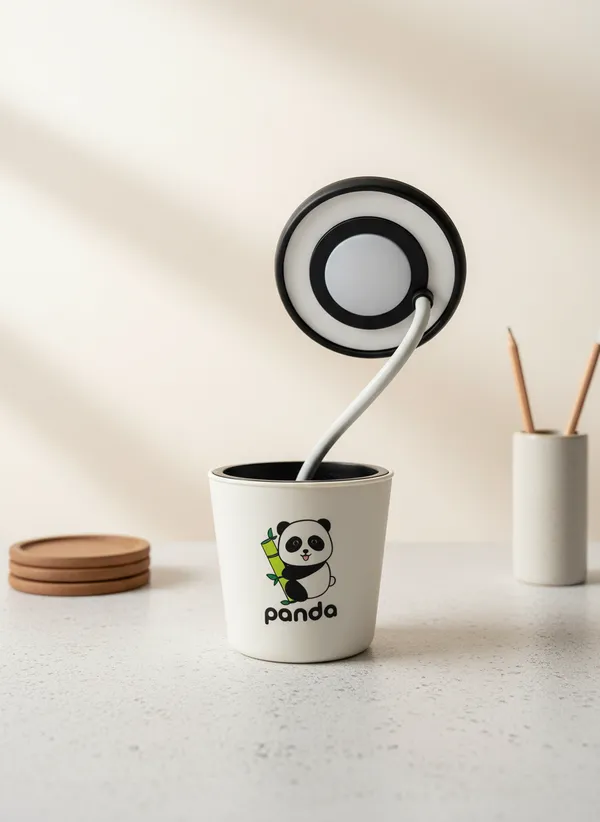 Panda_Bamboo_Desk_Pen_Holder_With_Circular_Swivel_Photo_Frame