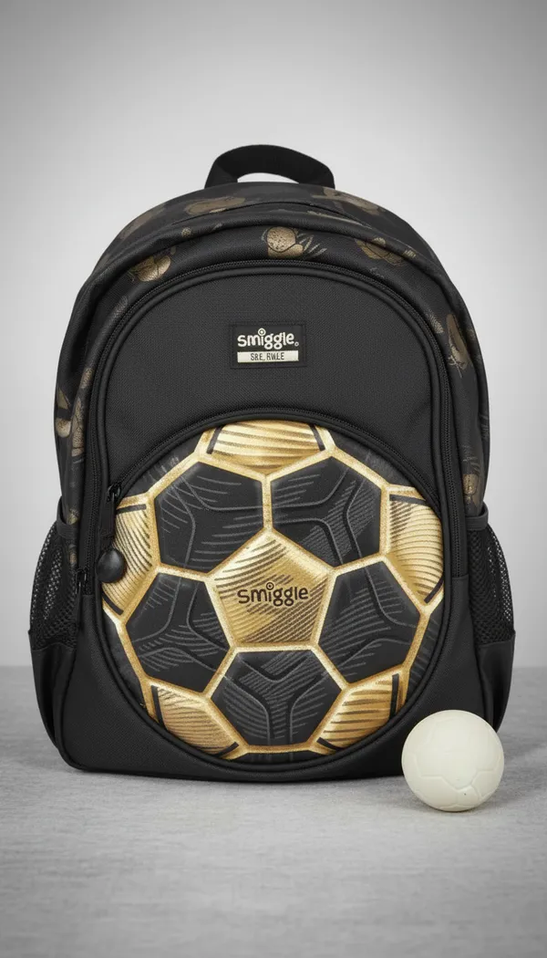 Black_&_Gold_Polyester_Football_Print_School_Backpack_For_Boys