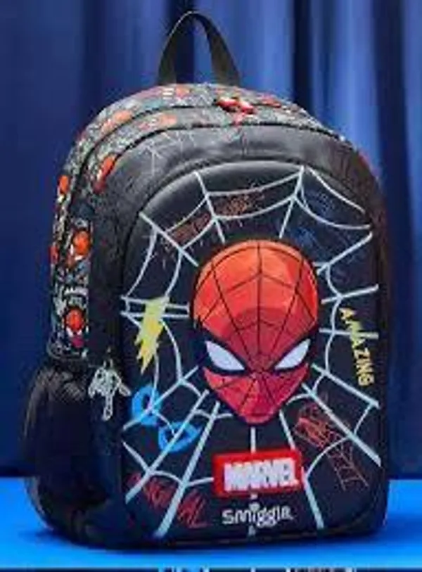Red_And_Black_Polyester_Spider-Man_School_Backpack_For_Boys
