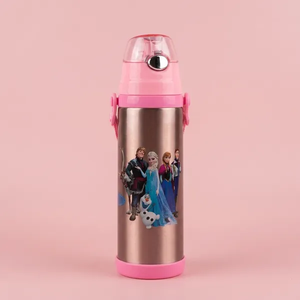 Pink_Stainless_Steel_Disney_Frozen_Insulated_Water_Bottle_For_Kids