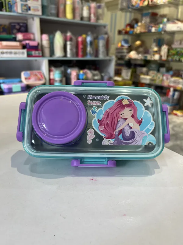 Purple_And_Teal_Plastic_Mermaid_Lunch_Box_With_Container_For_Kids