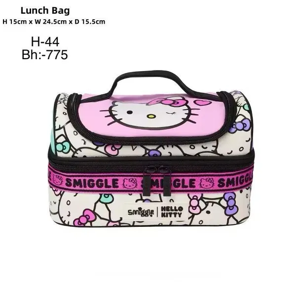 Smiggle_Hello_Kitty_Lunch_Bag_-_Pink_&_Black_Double_Decker_Insulated_Lunch_Box_(15Cm_X_24.5Cm_X_15.5Cm)