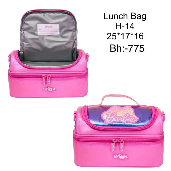 Smiggle_Barbie_Dual_Compartment_Insulated_Lunch_Bag_-_Pink_(25×17×16_Cm)