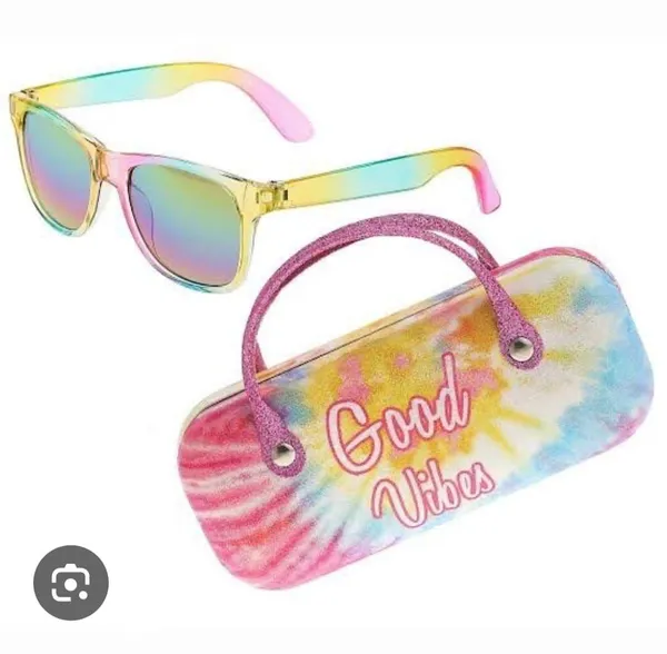 Rainbow_Tie-Dye_Plastic_Sunglasses_With_Case_Set_For_Kids