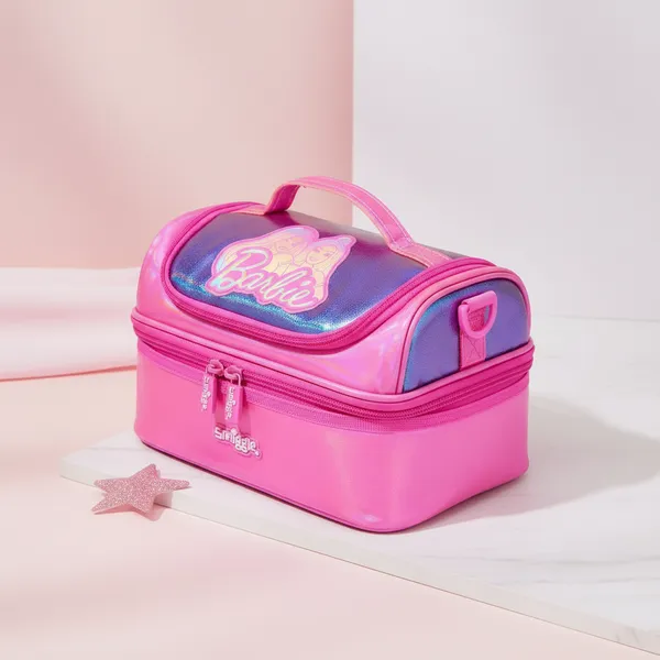 Smiggle_Barbie_Dual_Compartment_Insulated_Lunch_Bag_-_Pink_(25×17×16_Cm)
