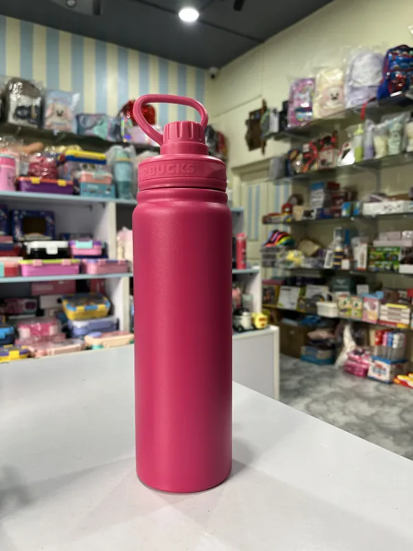 Pink_Stainless_Steel_Insulated_Water_Bottle_With_Handle_1000Ml