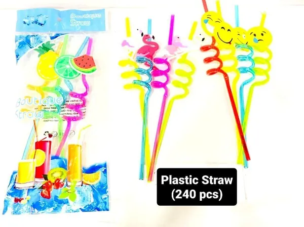 Multicolor_Silicone_/_Plastic_Reusable_Straw_Set_For_Kids_(Pack_Of_4)