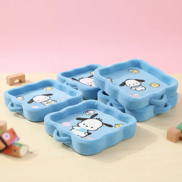 Blue_Plush_Fabric_Cartoon_Character_Storage_Tray_For_Kids_-_Pack_of_4