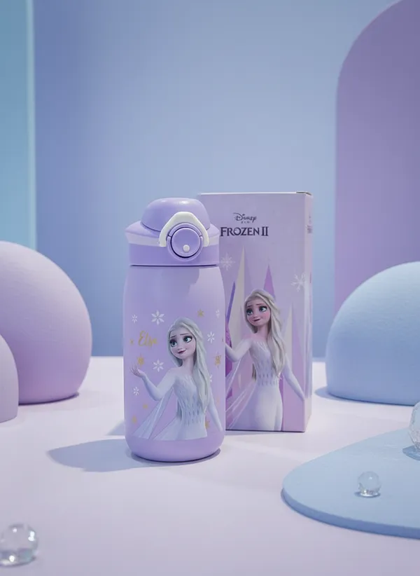 Purple_Stainless_Steel_Disney_Frozen_Ii_Elsa_Insulated_Water_Bottle_For_Kids