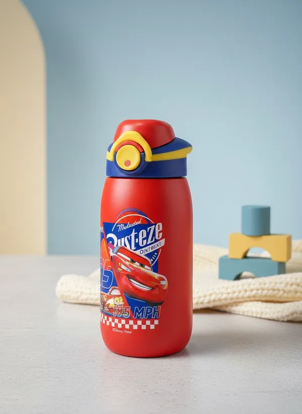 Red_Stainless_Steel_Lightning_Mcqueen_Sipper_Water_Bottle_500Ml