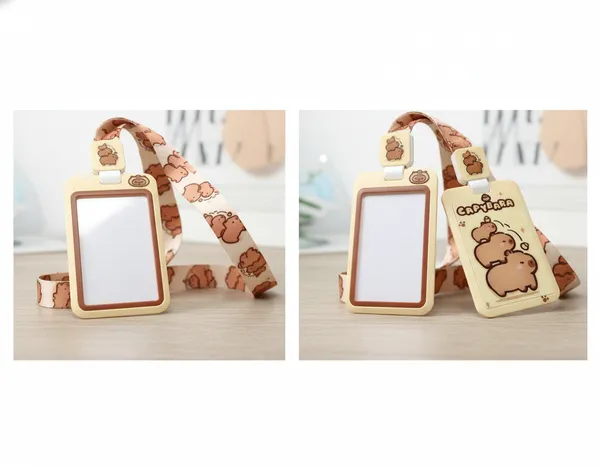 Capybara_Cute_Cartoon_Character_Lanyard_With_ID_Card_Holder_-_Pack_of_2