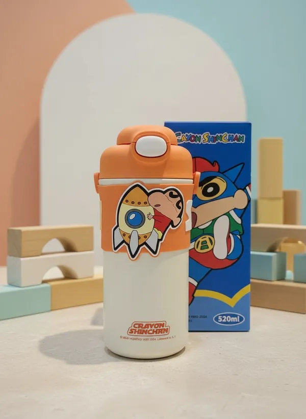 Orange_Stainless_Steel_Crayon_Shin-Chan_Vacuum_Flask_540Ml
