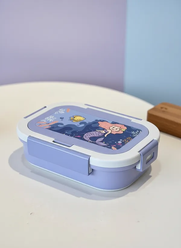 Light_Blue_Plastic_Mermaid_Cartoon_Lunch_Box_For_Kids
