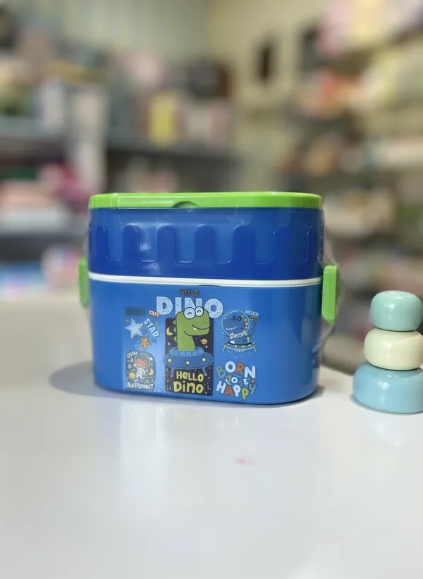 Blue_Plastic_Dinosaur_Double_Layer_Lunch_Box_With_Handle_For_Kids