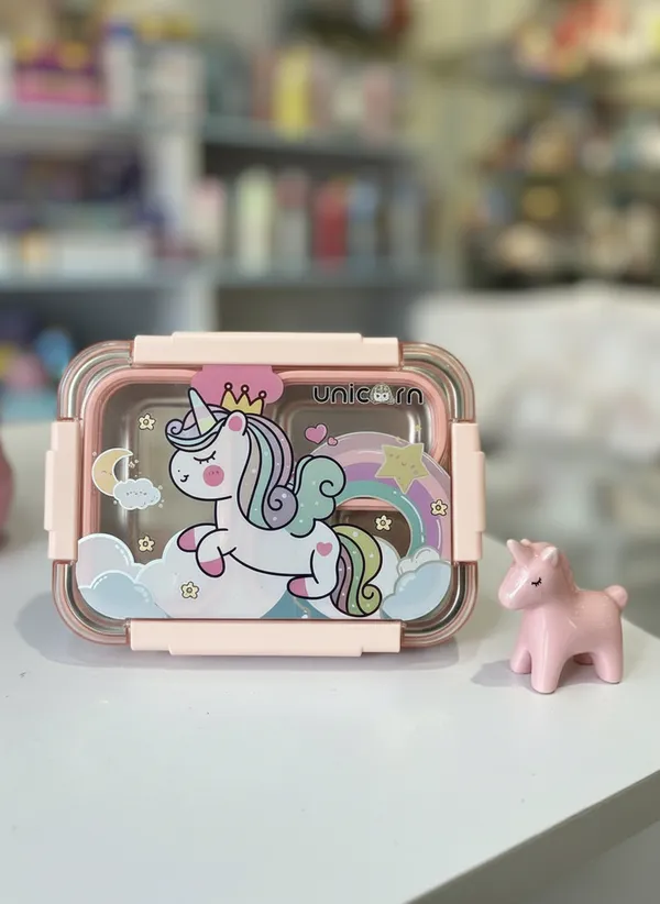 Pastel_Pink_Plastic_Unicorn_Clear_Window_Lunch_Box_For_Kids