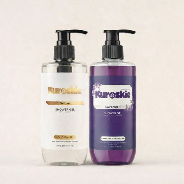Lavender_Shower_Gel_With_Vitamin_C_And_1%Salicylic_Acid_And_Oud_White_Delux_Shower_Gel_Pack_Of_2