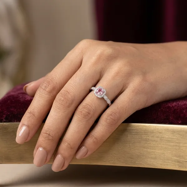 Elegant_Pink_Sapphire_Halo_Engagement_Ring_With_Diamond_Accents